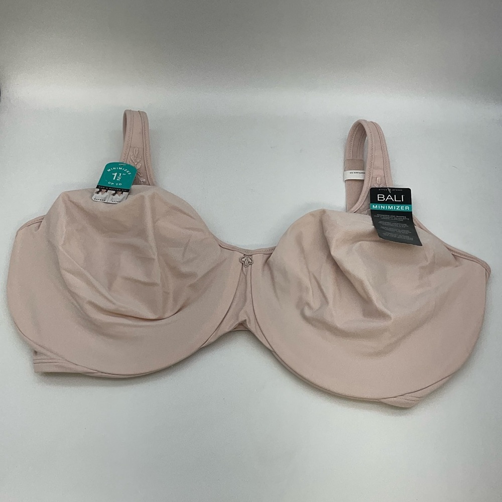 Bali Women's Minimizer Underwire Bra - Nude Pink